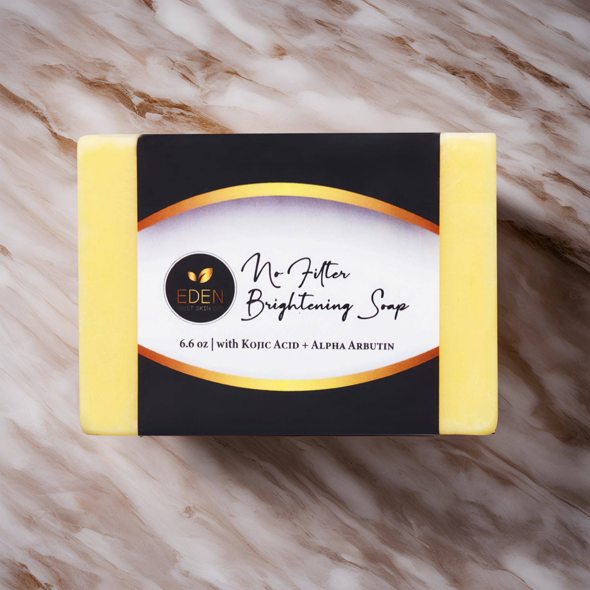 NO FILTER BRIGHTENING SOAP|with KOJIC ACID+ALPHA ARBUTIN|6.6 oz *color may  vary